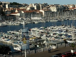View from our hotel room in Marseille